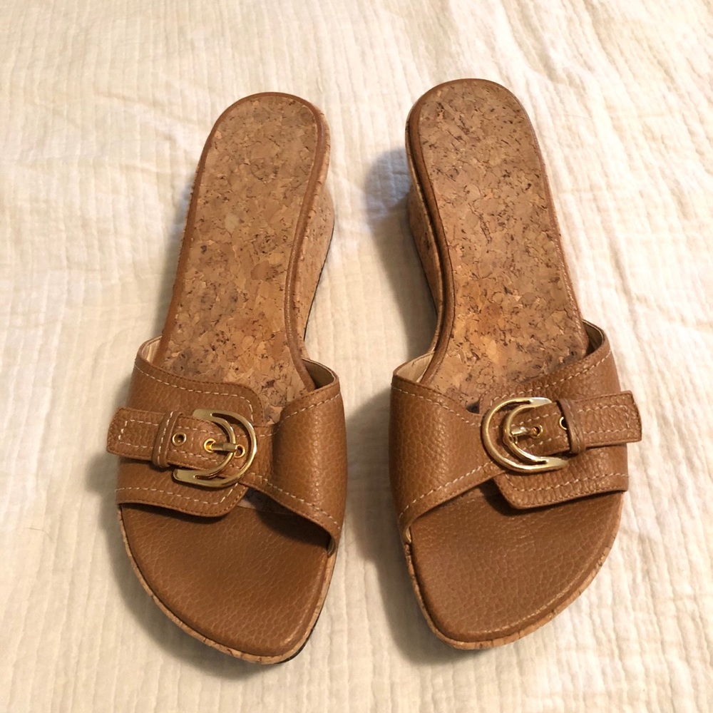 Brown Buckled Heels